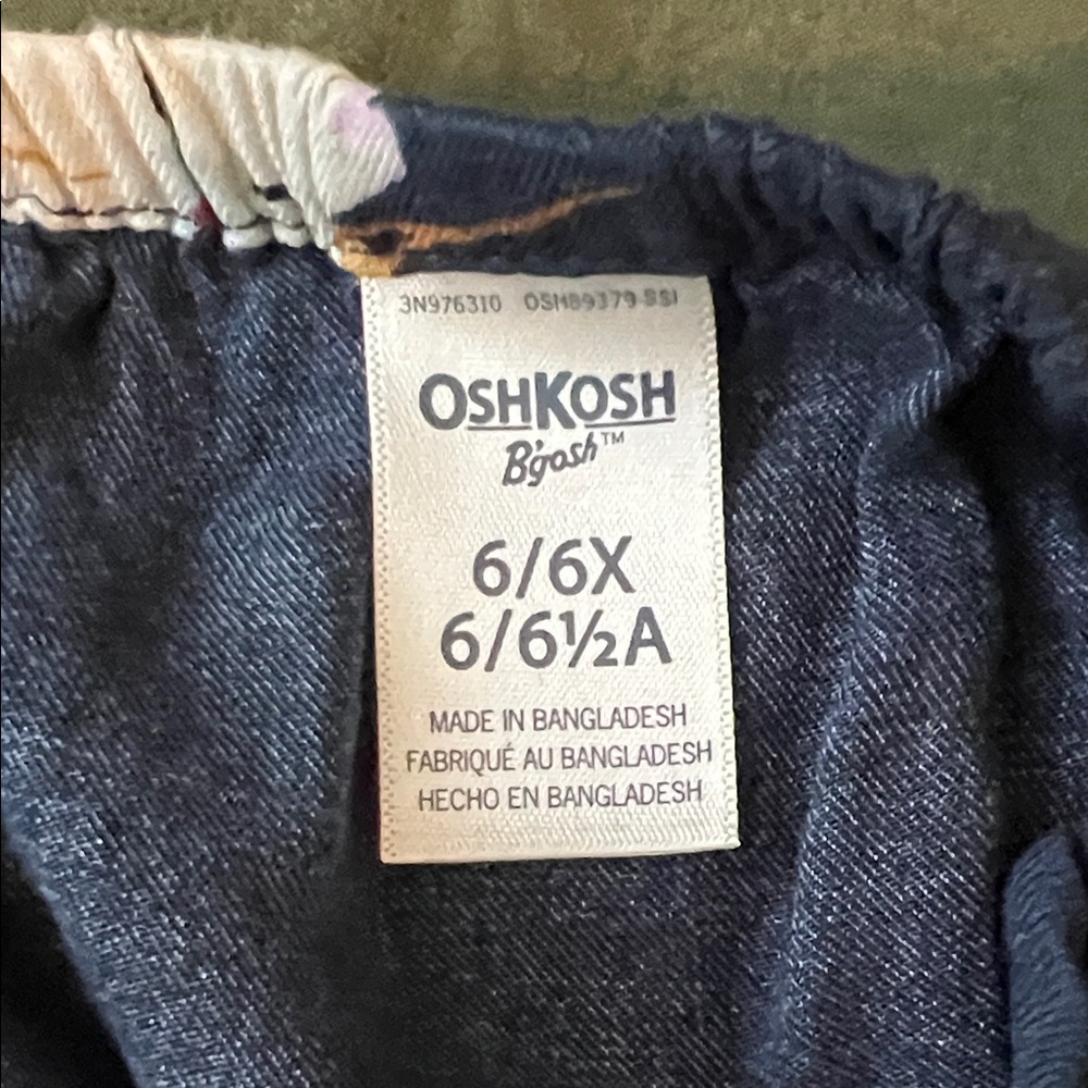 OshKosh B'gosh Navy and White Floral Dress - Picture 2 of 2